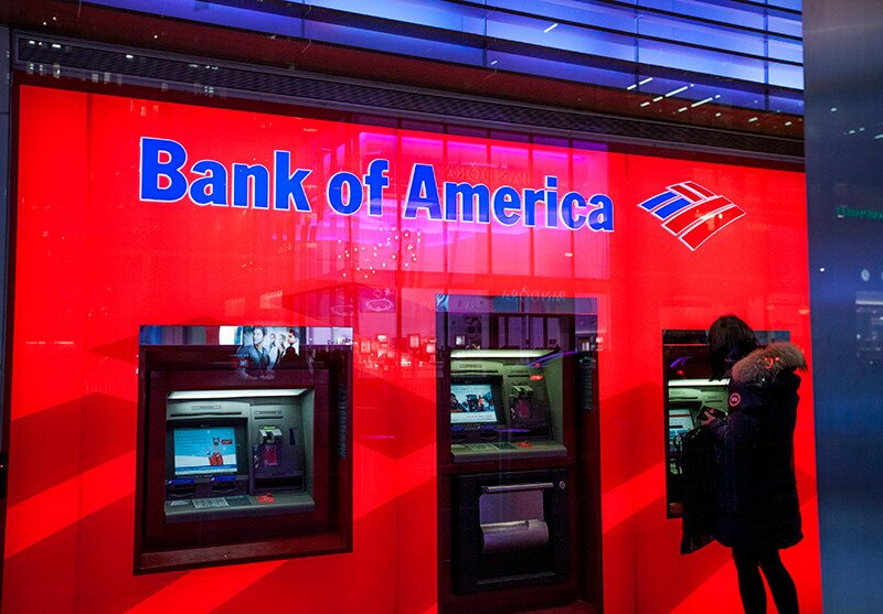 Курс акций Bank of America