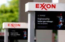 Стоимость акций ExxonMobil